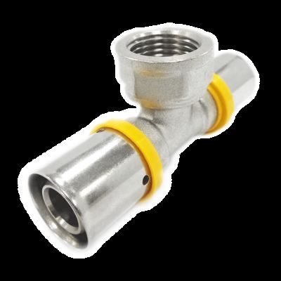 PEX AL PEX Pipe compatibili Pressa di ottone Fitting senza piombo a bassa manutenzione per il sistema di tubi di gas 16-32mm