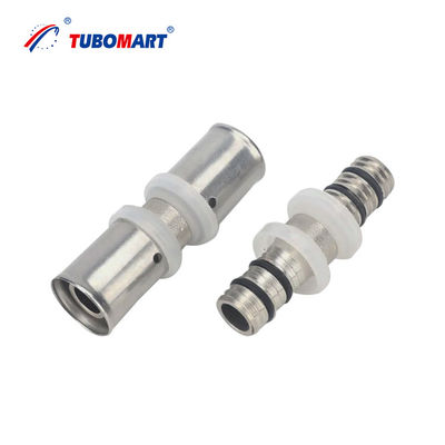 Effortless Pex Press Fittings for Natural Gas/Water Pipeline Installation Made of Brass Compatible with Pex AL Pex Pipes