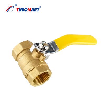 TUBOMART OEM Brass Gas Ball Valve 1/4''-4'' Internal Thread Manual Power for Gas Supply