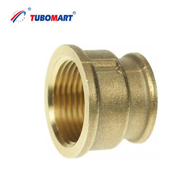 Vendita a caldo TUBOMART OEM Fabbrica Diretta ottone BSP Fittings Nichelato doppio femminile rettilineo Unione soluzioni di tubazione dell'acqua